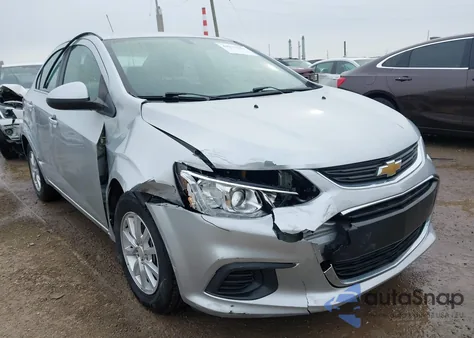 2017 Chevrolet Sonic Lt Auto из США, поврежденный, VIN 1G1JD5SH3H4177485